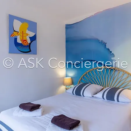 公寓 Airco Studio With Terrace At 2 Steps From The Sea 滨海卡瓦莱尔
